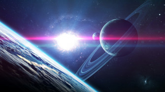 Galaxy Planets Stars Space 4k Wallpaper