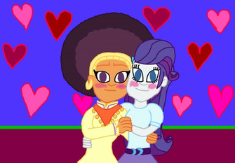 Rarity Image Eqg X Saffron Masala With An Afro HD