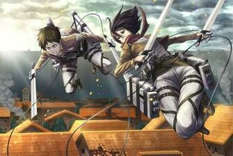 Mikasa Ackerman Anime Sword Blade HD Wallpaper Desktop Background