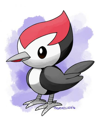 Pokemon Sun And Moon Woodpecker Cardinal By Togekisser On