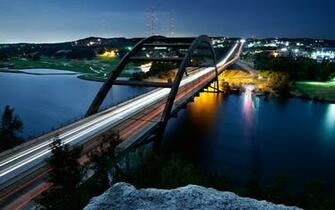 Bridge In Austin Texas Computer Wallpaper Desktop Background