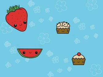 Kawaii Food By Nene Chan Wallpaper