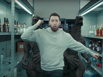 Eminem Drawing From The Godzilla Musoc Vid Rate R