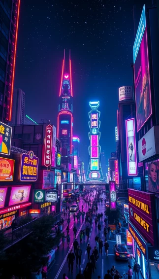 Neon 4k Phone Wallpaper