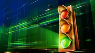 Light Traffic Mist Colorful Night Wallpaper Other