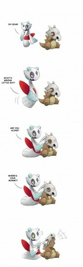 Pokemon Cubone Crying By Silentgpanda