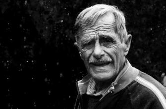 Person Gray Hair Closeup Street