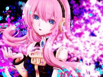 Luka Megurine Pink HD Wallpaper Background