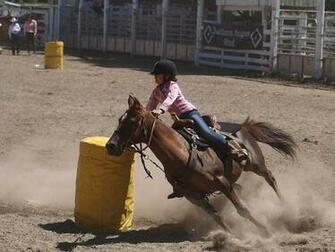 Barrel Racing Wallpaper