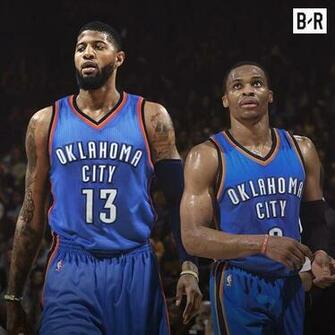 Paul George Russell Westbrook Okc Oklahoma City Thunder Lil