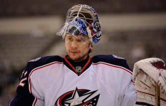 Sergei Bobrovsky In Action Columbus Blue Jackets Top Player Wallpaper