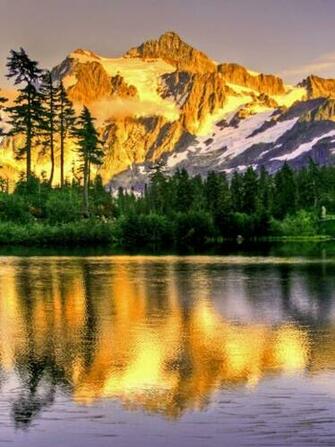 Mount Shuksan Washington iPad Mini Wallpaper