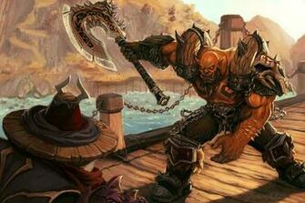 Garrosh Hellscream Vs Taran Zhu By Kanaru92