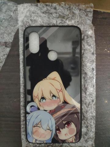 My Custom Phone Case Using Trap In The Glass Wallpaper Konosuba