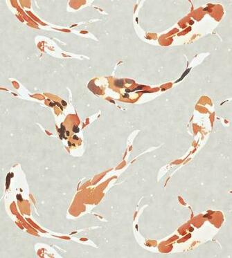 Koi Wallpaper By Harlequin Jane Clayton