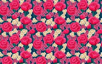 Rose Pattern Texture Flowers Vector Design Wallpaper Wallpaperbyte