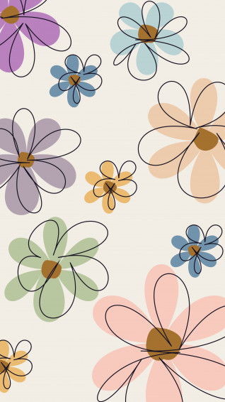 Summer Phone Wallpaper Floral iPhone Minimalist Smartphone