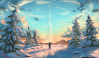 Snow Aesthetic Picture Wallpaper