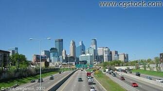 Stock Photo Downtown Minneapolis Skyline
