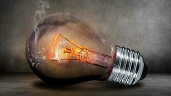 Light Bulb Glow Creative Photoshop Wallpaper HD