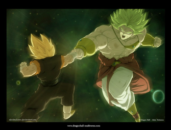 Broly Vs Vegito By Eduitachisan