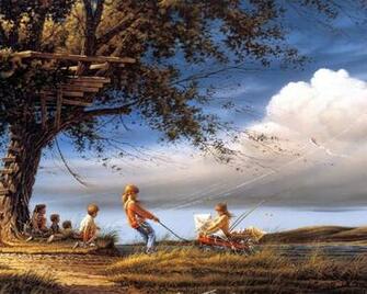 Terry Redlin Oil Paintings No Desktop Wallpaper Wallcoo