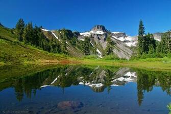 The North Cascades Washington State Landscape Desktop Wallpaper