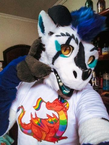 Whyatte On Fursuit Furry Yiff Art