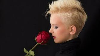 Girl And Red Rose UHD Wallpaper Ultra High Definition