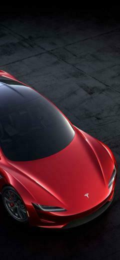 Tesla iPhone Wallpaper Top Background