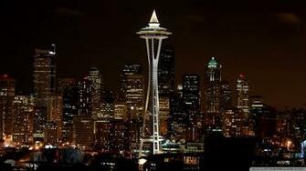 Night In Seattle Wallpaper