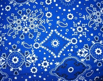 Blue Bandana Background Myspace All