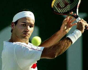Backhand Hit Tennis Wallpaper HD