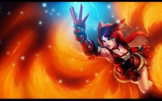 Fox Fire Ahri Wallpaper