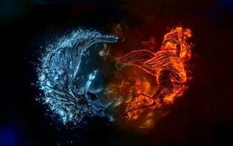 Fire And Water Wallpaper