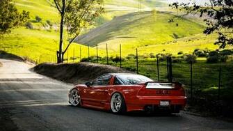 Car Wallpaper Acura Honda Nsx Jdm Tuning Red Automobile Desktop