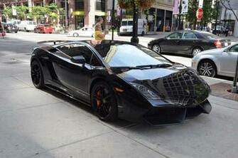 Gallardo Italian Lamborghinini Supercar Black Wallpaper