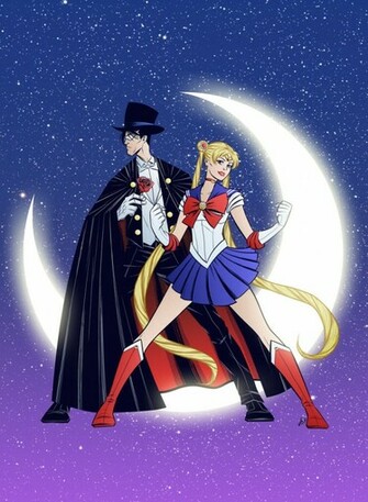 Sailor Moon And Tuxedo Mask By Gadgetwk