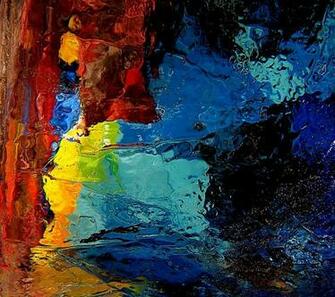 Water Painting Colors Samsung Galaxy S5 HD Wallpaper