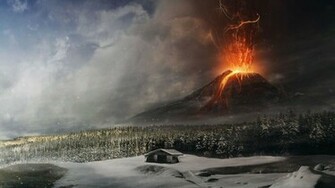 Volcano Eruption Wallpaper