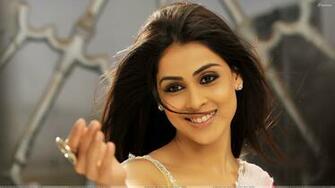Genelia D Souza Glossy Lips In Naa Ishtam Wallpaper