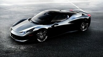 Black Ferrari Wallpaper