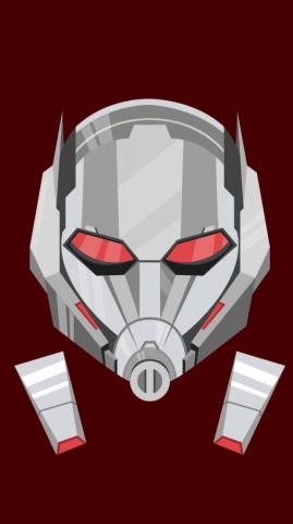 Wallpaper Ant Man Mask Artwork iPhone