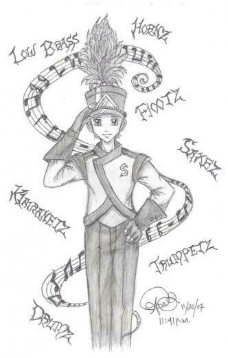 Pin Marching Band Geek