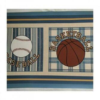 Amazon Allen Roth Vintage Varsity Wallpaper Border