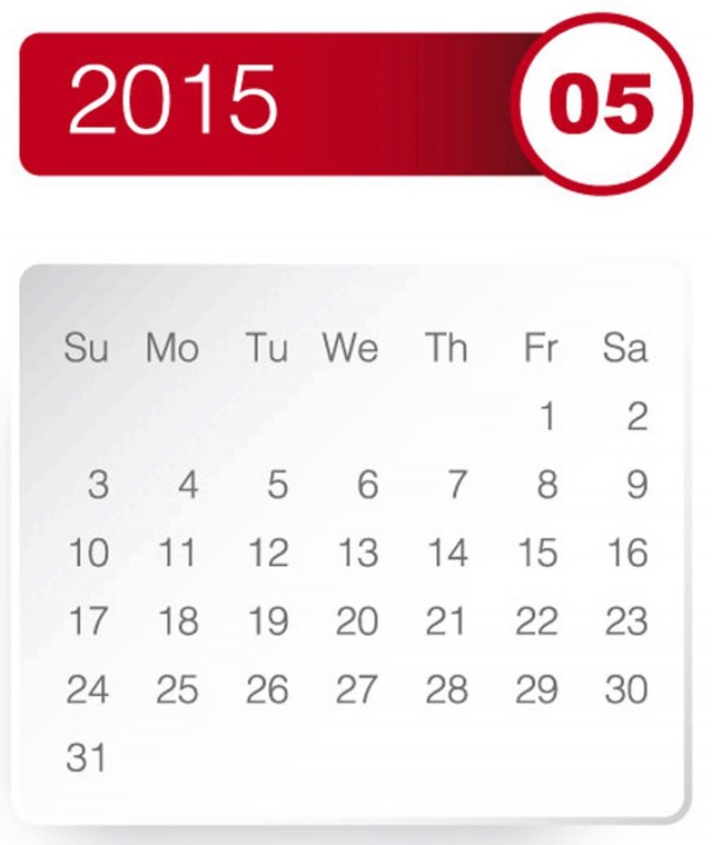 May Calendar Image Wallpaper HD Happy Holidays