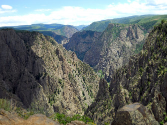 Canyon Landscape With Rocky Cliffs And Greenery Stock Photo Wallpaper
