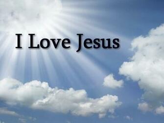 I Love Jesus Wallpaper