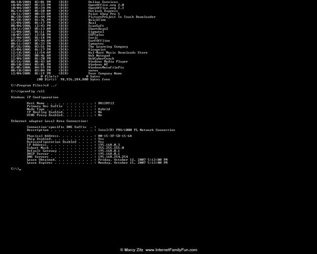 Fake Command Prompt Wallpaper Background For Desktop