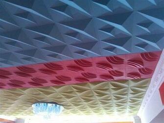 China Suspended Ceiling Decorative 3d Wall Panel Bamboo Wallpaper